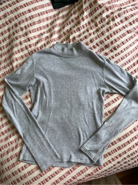 Brandy Melville gray mock neck
